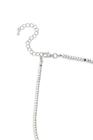 Колье с жемчужной бусиной ожерелье цепочка с подвеской украшение на шею из... MERSADA (Серебристый, белый,) 311047 #925946