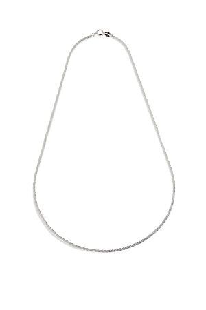 Колье украшение на шею женская тонкая цепочка "Свет в океане" MERSADA (Серебристый,) 311026 #925950