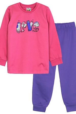 Пижама с брюками 91224 НАТАЛИ (Розовый/васильковый) 42650 #926419