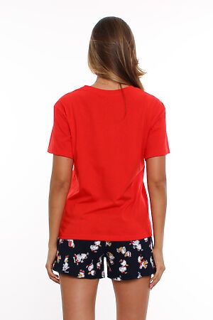 Пижама с шортами 15500 НАТАЛИ (Красный) 41591 #926823