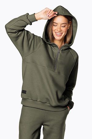 Костюм (Брюки+Худи) EZANNA (Милитари) W1Ks148F4 #928148
