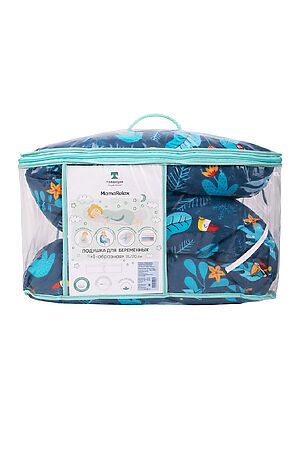 Подушка для беременных арт. 4981 НАТАЛИ (Тропические птички синий) 43001 #928510