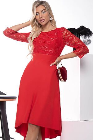 Платье "Лика" LADY TAIGA (Красное) П7520 #929573