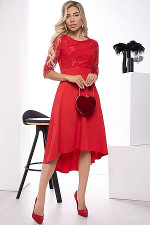 Платье "Лика" LADY TAIGA (Красное) П7520 #929573