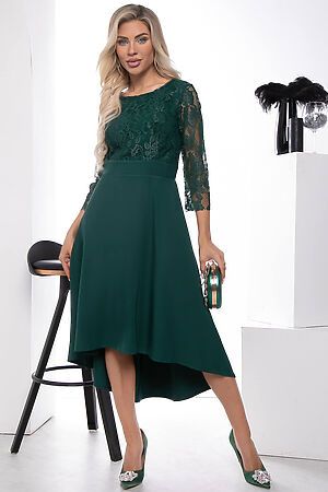 Платье "Лика" LADY TAIGA (Зелёное) П7521 #929574