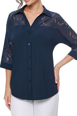 Блузка DSTREND (Тёмно-синий) Б-1835 #933454
