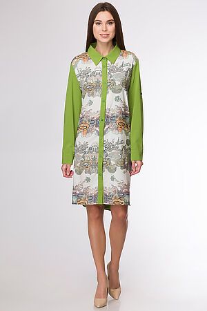 Платье FIFTYPATES (Светло-зеленый цветы) 2-109-2 #93354