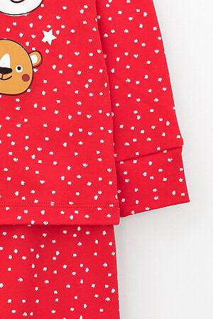 Пижама CROCKID (Маленький горошек на красном) #934954