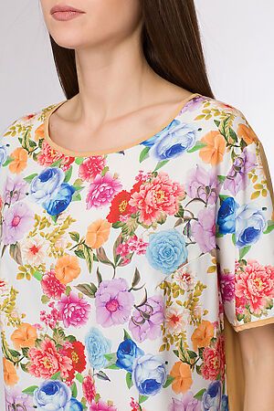 Блузка FIFTYPATES (Горчичный цветы) 4-127-1 #93549