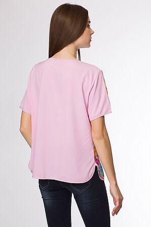 Блузка FIFTYPATES (Пудровый/Цветы) 4-127-1 #93552