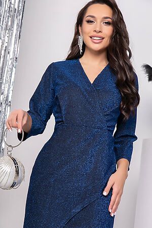 Платье "Беатрис" LADY TAIGA (Мерцающий синий) П7550 #940209