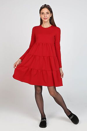 Платье Красное НАТАЛИ (Красный) 43385 #941225