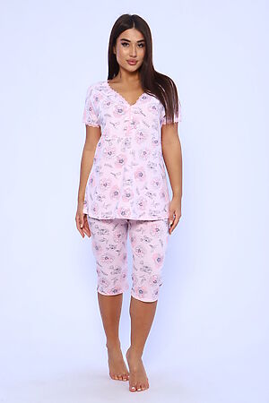 Пижама с бриджами 42342 НАТАЛИ (Розовый) 43825 #941746