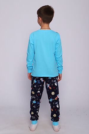 Пижама с брюками Орбита НАТАЛИ (Синий/бирюзовый) 44341 #941932