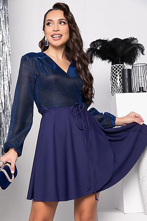 Платье "Моя прелесть" LADY TAIGA (Синее мерцание) П7744 #942278