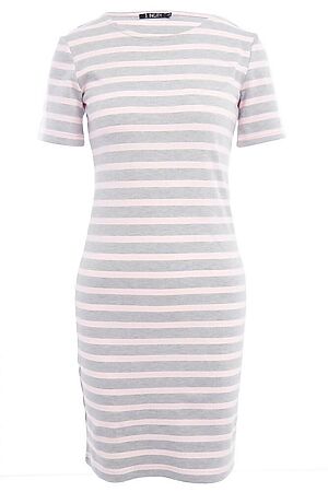 Платье INCITY (Серо-розовый) #949534