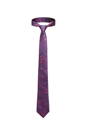 Набор из 2 аксессуаров: галстук платок "Мужские игры" SIGNATURE (Фуксия, темно-синий, черный,) 300070 #949798