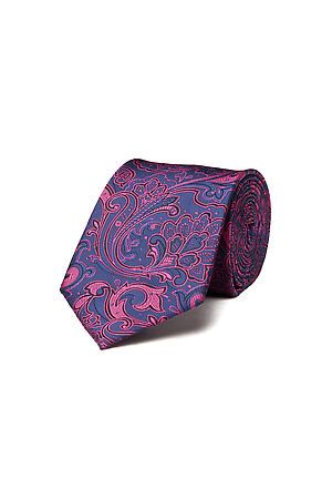 Набор из 2 аксессуаров: галстук платок "Мужские игры" SIGNATURE (Фуксия, темно-синий, черный,) 300070 #949798