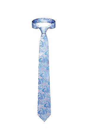 Набор из 2 аксессуаров: галстук платок "Сильные духом" SIGNATURE (Голубой, светло-синий,) 299992 #949799