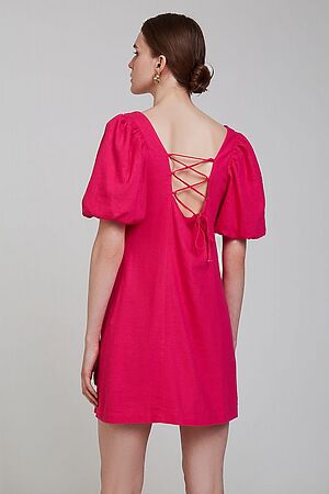 Платье INCITY (Ярко-розовый) #949944