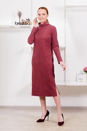 Платье BRASLAVA (Тёмно-розовый меланж) 5775-9 #950055