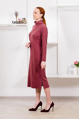 Платье BRASLAVA (Тёмно-розовый меланж) 5775-9 #950055