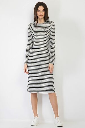Платье INCITY (Черно-белый) #950110