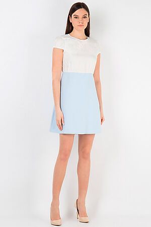 Платье INCITY (Бело-голубой) #950143