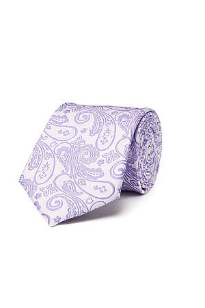 Набор из 2 аксессуаров: галстук платок "Мужские игры" SIGNATURE (Сиреневый, белый,) 300073 #950203