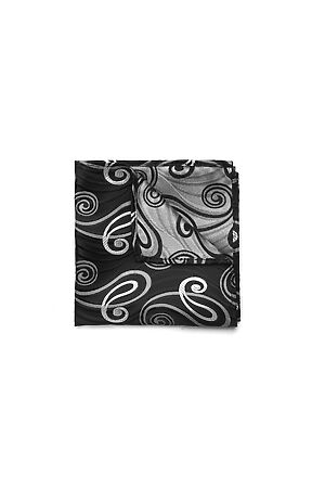 Набор из 2 аксессуаров: галстук платок "Мужские игры" SIGNATURE (Черный, серый,) 300066 #950204