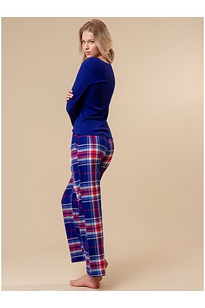 Пижама INDEFINI (Синий, Красный) 3242TCC #950325