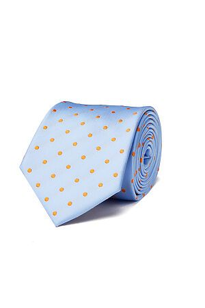 Набор из 2 аксессуаров: галстук платок "Власть" SIGNATURE (Голубой, оранжевый,) 299996 #950478