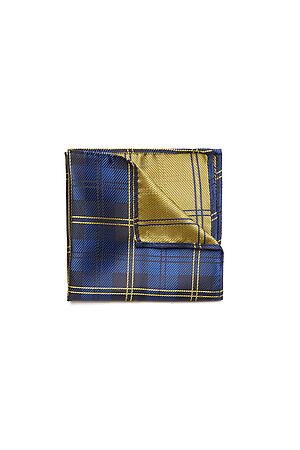 Набор из 2 аксессуаров: галстук платок "Режим героя" SIGNATURE (Темно-синий, желтый,) 300076 #950486