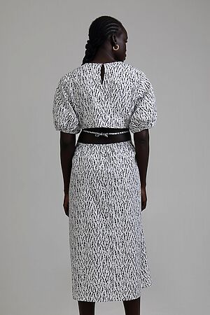 Платье INCITY (Бело-черный) #950854