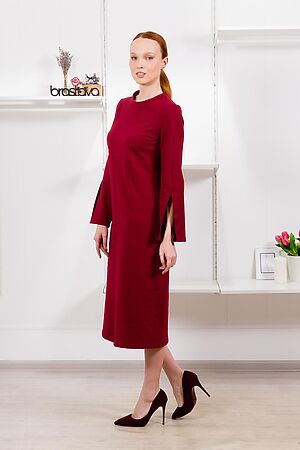 Платье BRASLAVA (Бордовый) 5817 #951648