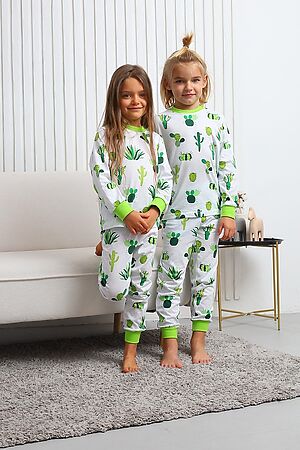 Детская пижама с брюками Кактусы арт. ПИЖ-111 НАТАЛИ (В ассортименте) 45002 #952162