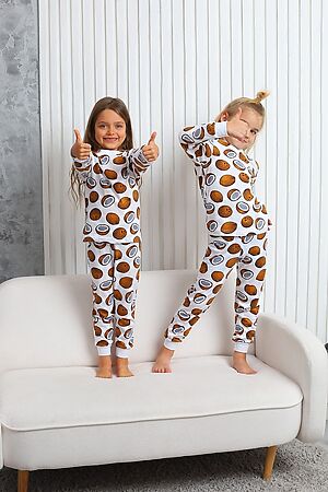 Детская пижама с брюками Кокосы арт. ПИЖ-106 НАТАЛИ (В ассортименте) 44999 #952165