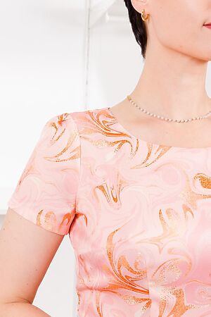 Платье BRASLAVA (Розовый золотой с рисунком) 4732-6 #952852