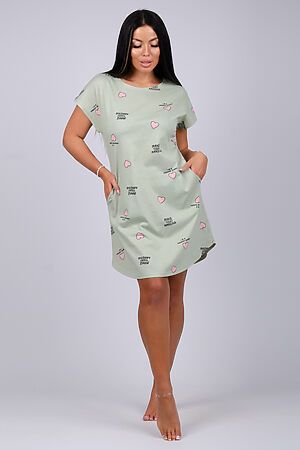 Туника Душечка оливка НАТАЛИ (Оливковый) 44791 #952885