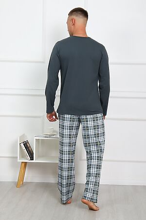 Пижама с брюками 57122 НАТАЛИ (Темно-зеленый) 44772 #953110