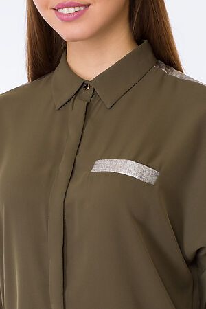 Блуза MODALIME (Хаки) 7201-7 #95339