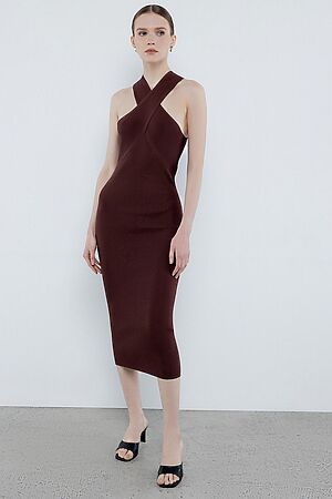 Платье INCITY (Баклажан) #953425