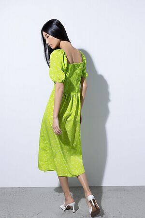 Платье INCITY (Бело-зеленый) #953712