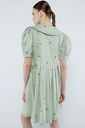 Платье INCITY (Зелено-розовый) #954181
