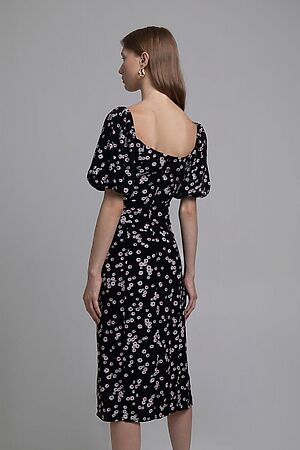 Платье INCITY (Черно-розовый) #954187
