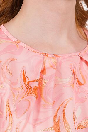 Блузка BRASLAVA (Розовый золотой с рисунком) 4224-3 #957157
