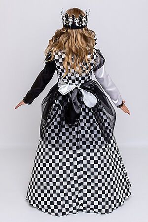 Костюм Шахматная королева BATIK (Черно-белый) 2183 к-23 #959243