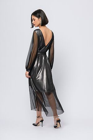 Платье 1001 DRESS (Серебристый / черный) 0102454SR #959508