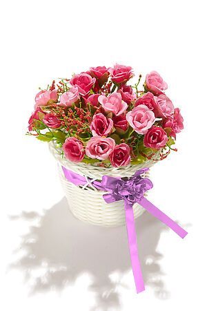 Букет "Дикие розы" MERSADA (Фиолетовый, молочный,) 306318 #960829