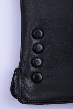Перчатки кожаные женские GL675 НАТАЛИ (Черный) 46105 #961355